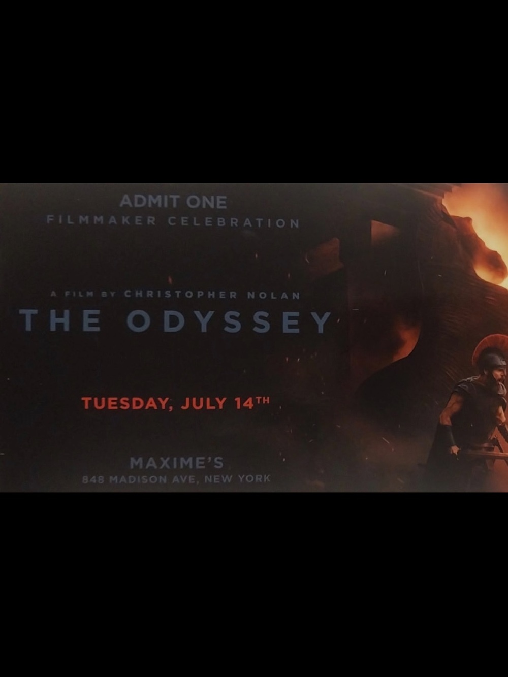 The Odyssey BOTH Premiere Tickets NY & Pin 7/14/2026 READ. SEE my others - Picture 6 of 9